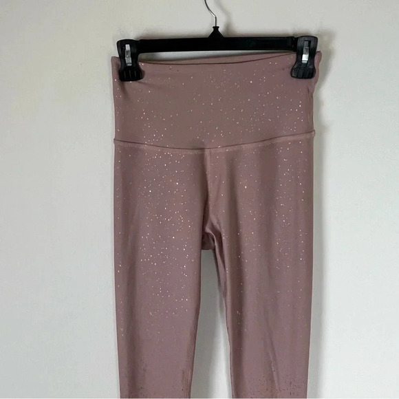 Beyond Yoga Alloy Ombre Metallic Leggings M Blush Pink/Rose Gold NEW B23 - Picture 6 of 11